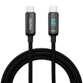 FASTER 60W USB-C TO USB-C DIGITAL DATA CABLE. 