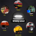 6 Inch LED Set Edge Light Tail Lights Tail Light Turn Signal Light Brake Light Car Accessories As Shown. 