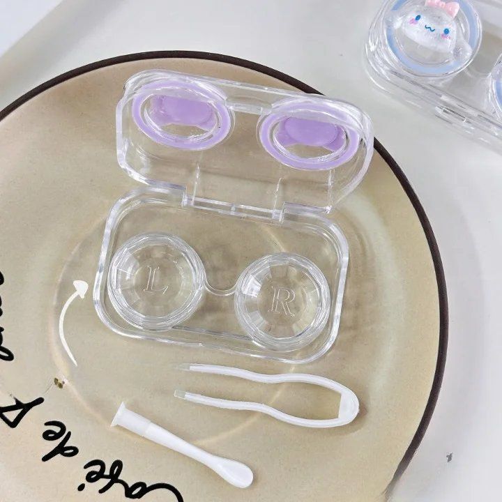 Kawaii Sanrio Kuromi Contact Lens Case - Adorable & Practical Storage