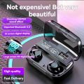Airpods M10 TWS True Wireless Stereo Headset Earbuds Ultra Auto Portable Bluetooth Handsfree Earphones With Deep Bass.. 