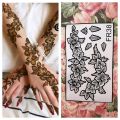 mehndi stickers full Arabic Mehndi sticker Designing, mehndi stencils. 