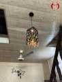 Mister Traders Brand 3D Wooden Pendant Ceiling Hanging Light Lamp I Ceiling Lights I Lamp I Lamps For Room I Decoration Items I Wooden Lamp I lights for decoration | lights | room decoration lights | wooden lamp | hall decoration Lamp. 