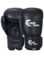 Irish Sports Boxing Gloves (10oz & 12oz) Protection Wrist Fit for Boxing MMA, Fighting sports for Men & Women in Black color. 