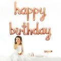 Happy Birthday Rose Gold Theme Set ( Including 13 inch Happy Birthday Foil Balloon- 30 Balloons-2 Hearts & 1 Star- Birthday Decorations-Rose Gold Theme Set-Party & Anniversary Themes Birthday & Party Items Birthday Accessories & Celebrations. 