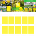 Dual-Sided Yellow Sticky Traps for Flying Plant Insect Such Fungus Gnats, Whiteflies, Aphids, Leafminers,Thrips, 6x4 Inch. 