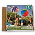 Beach Ball For Kids, Beach Ball, Kids Swimming Ball, Beach Ball, Swimming Essentials, Beach Toys HUGE 60" Inflatable Beach Balls 5ft H2o Go American Flag USA. 