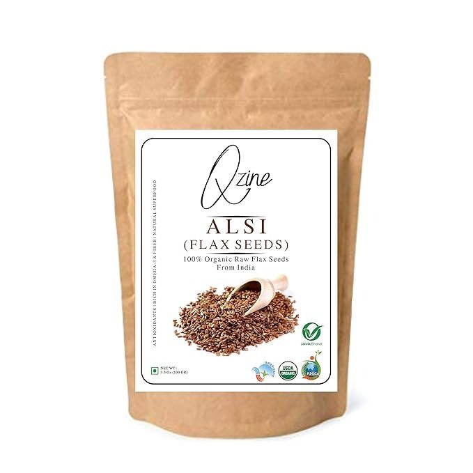 Raw Flaxseeds (Alsi) Pouch, 100 g | Daraz.pk