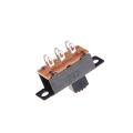【FOOT SOFA】Mecola 10 Pcs 2 Position DPDT 2P2T Panel Mount Vertical Slide Switch 6 Pin 0.5A 50V DC. 