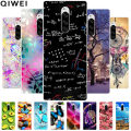 For Sony Xperia 1 Case 6.5'' Cute Fashion Clear Soft TPU Phone Cover For Sony SOV40 Back Cases Xperia1 J8110 Silicone Flower New. 