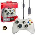 XBOX 360 Controller Wired - For XBOX 360 Console & Also Compatible With PC (WHITE). 