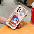 Hontinga for Redmi Note 7 Note 7 Pro Back Cover Red Doraemon Pattern Ladder Soft Camera Protection Rubber Phone Case. 