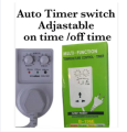 Auto timer switch 220v10A Adjustable time. 