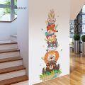 Cartoon Animals Wall Stickers For Kids Room Wardrobe Child Bedroom Nursery Self Adhesive Vinyl Cute Door Sticker Home Wall Decor. 