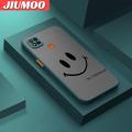 JIUMOO For Redmi 9C Redmi 9C NFC Xiaomi POCO C31 Case Fashion Simple Smile Face Frosted Transparent Back Cover Lens Camera Protect Phone Case Edge Full Cover Casing Hard Cases. 