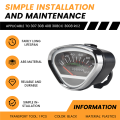 Motorcycle Speedometer 100Km/H Tachometer Odometer Instrument for 70. 