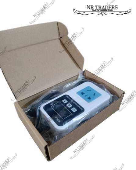 W2022 Digital temperature controller Thermostat socket Thermostat switch 220V temperature controller with plug