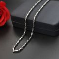 Fashion new titanium steel round melon sub-chain tapered chain men's wild stainless steel necklace jewelry. 