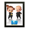 The Boss Baby Themed Movie Wall Art Frame For Office and Home Decor - OFD403. 