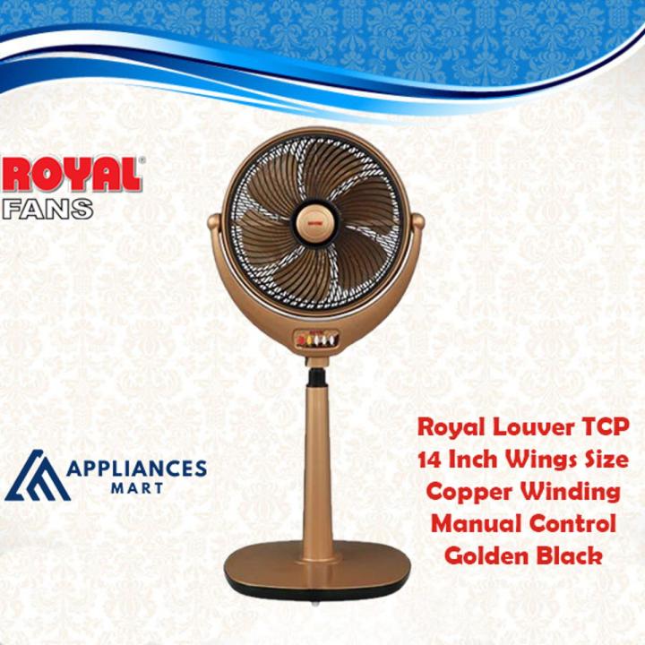 Royal Fan Louver Pedestal Fan Standing Fan Copper 14 inch