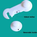 New 2pcs Multifunctional Child Safety Lock Security Lock For Cabinet Door Drawer Safety Locks For Children. 