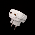 Multi Power Plug Socket - Mobile Multi Plug- Multi Shoe Adapter 3 Pin & 2 Sockets ABS Quality. 