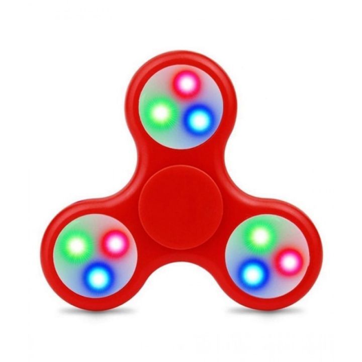 Led Fidget Spinner Red