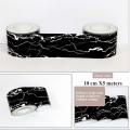 Ousmin 3D Wallpaper Border Roll PVC Self-adhesive Stick Wall Borders Waterproof Wall Waist Sticker for Kitchen Bathroom Bedroom Tiles Decor Sticker Easy to Apply 10cm x 5m/Roll. 