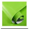 12 x 36 inches shiny parrot green light green sticker Carbon Pvc paper 3 feets for Mobiles sheet. 