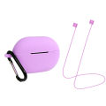 Protective Case Soft Dustproof with Anti-lost Rope Bluetooth Earphone Protector Cover for Huawei Freebuds Pro. 