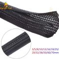 1/5M Expandable Sleeving Self Close Braided PET Insulate Cable Sock Tube Loom Split For Pipe Line Organizer Wire Wrap Protection. 