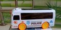 Police Bus Toy With 3D Lighting and Sound, Bus, Toys [BT]. 