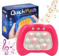 Pop It Electronic Game, Quick Push Bubble Game, Pop It Fidget Toy, Fast Push Game Plopper Toy, Electronic Sensor Game, Educational Game Console for Early Childhood. 