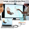 USB C to Mini Displayport Cable USB Type C Thunderbolt 3 to Mini DP Cord 4K Adapter Cable. 
