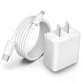 Original iPhone 20W Adapter - USB C Power Adapter - Type-C to Lightening Cable - MFI Certified - Fast iPhone Charger - iPhone Pd Charger. 