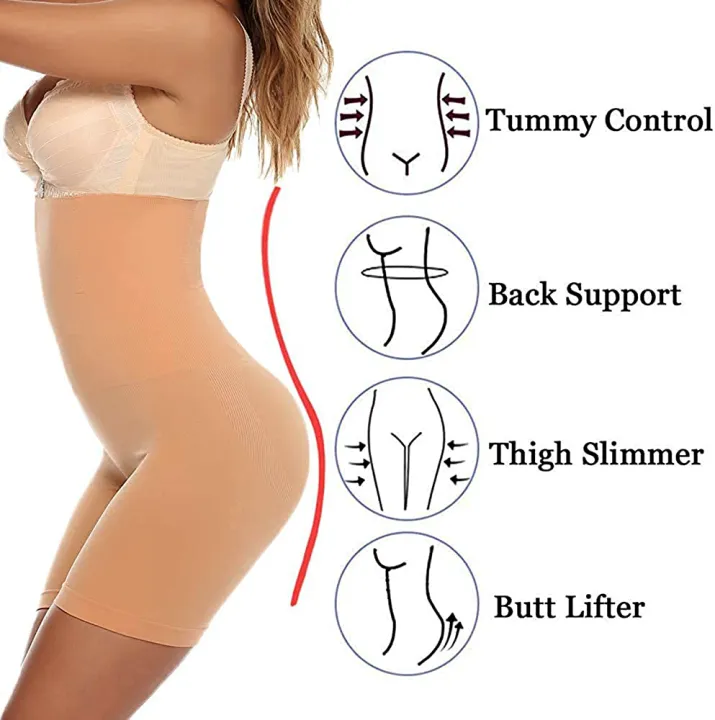 Best%20Quality%20Slimming%20Shorts%20for%20Women%20Multi%20Purpose%20Postpartum%20Tummy%20Tucker%20Seamless%20Half%20Body%20Shaper%20for%20Women%20Slim%20Tummy%20Control%20Shapewear%20Belt%20Free%20Size%20Slimming%20Waist%20Shapewear%20with%20High%20Waist%20Belt%20for%20Belly%20Fat%20Pants%20Fits%2060%20-110%20KG%2032-46%20Inch-Waist%20-%20Image%206