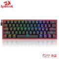 Redragon Fizz K617 RGB Wired Mechanical Gaming Keyboard with Red Switch 61 Keys. 