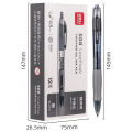 DELI/Deli S08 press gel pen 0.5mm bullet student examination office stationery press pen four colors. 