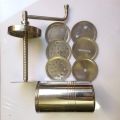 Stainless Steel Nimko Snacks Maker With 6 Different Jali - Nimko Machine Best for Gathiya Sev Chakli Noodles etc. 