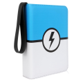 Trading Card Binder with 50 Removable Sleeves - Can Hold 400 Cards, Premium Card Holder Folders, Card Album Easy to Use Yellow. 