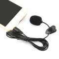 Lapel Collar mic 1.5m Wired Dynamic Voice Recording Microphone for Singing YouTube Smartphones Condenser Lavalier Mike for Online Classes Travel Videos Vlog Mobile Phone Mic. 