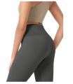 BeBlessed: Tights for girls V shape Crosover full leggings for women;  Bootcut Flare and Stretchable High Rise trouser for Ladies; Black Royal Blue and Gray comfortable Lycra Pant tight legging for Sports gym Lover; Best fit for Yoga. 