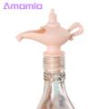 Oil Dispenser Genie Lamp Silicone Olive Oil Pour Spout Dispenser for Vinegar Wine Bottles Leak-proof Automatic Opening Closing Spout for Kitchen Cooking Drip-free Oil Pourer. 