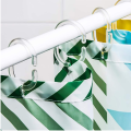 12Pcs/Box Clear Plastic Curtain Rings Set Shower Curtain O Rings Hooks Gliding On Standard Shower Rods Easy To Install. 