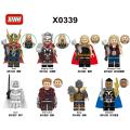 Single Sale Marvel Thor Figures Building Blocks Mighty Thor Ravager Thor Gorr Korg Star Lord Valkyrie Minifigures Assemble Bricks for Children Collection Gift Toys X0339. 