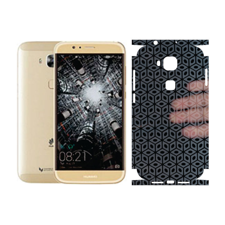 Huawei G8 Back Paper Glitter 360 GLT530 Sami-Transperent Sheet Anti-stain Full Covering Wrap Cover