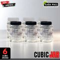 Cubic Design Snack Jar / Kitchen Organizer / Candy Jar/ Spice Jars / Grocery Storage Jar For Masala / Sugar / Biscuits / Daal / Spice JAR FOOD GRADE PURE PLASTIC Kitchen Accessories. 