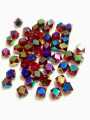 50 Crystal Cut 6mm Glass Beads | Rainbow AB Finish Faceted Beads for Jewelry Making & DIY Crafts. 