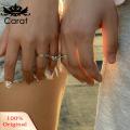 Carat Love Heart Couple Ring Half Love Heart Magnetic Couple Rings Valentine's Day Gift Jewelry for Men Women Fashion Accessories Magnetic Ring. 