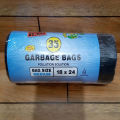 Pack of 1 Roll / 14 Pcs 24*36 Inch Garbage Bags For Dustbin Extra Large Size Trash Bag Dustbin Shopper Garbage Bag. 