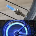 2 Pcs Cycle Bike Glow In The Dark Car Tyre Valve Cap Motion Running Sensor Activated Wheel Spokes Neon LED Light. 